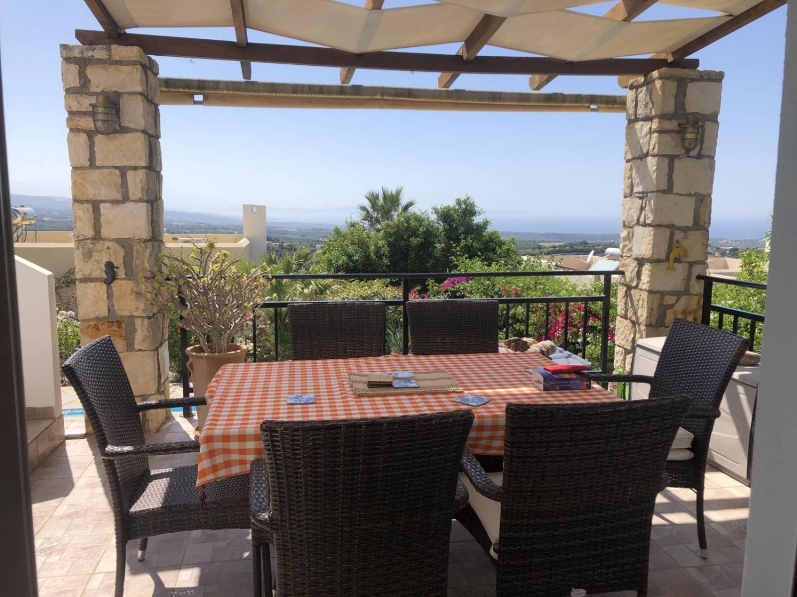 Gemuetliche Villa Mailin Priv. Pool Schoene Aussicht Skouloúfia Exteriör bild
