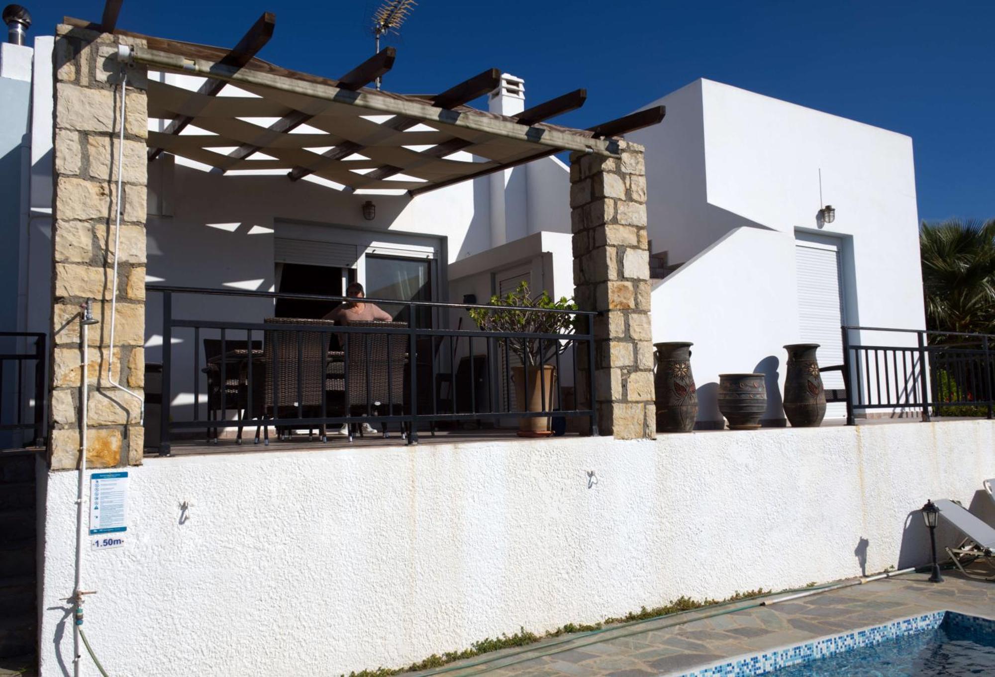 Gemuetliche Villa Mailin Priv. Pool Schoene Aussicht Skouloúfia Exteriör bild